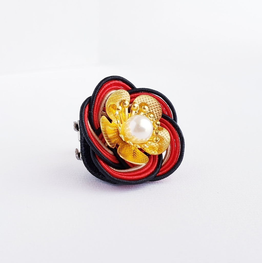 水引 おめかしお花くりっぷ(もちマスアクセサリー)