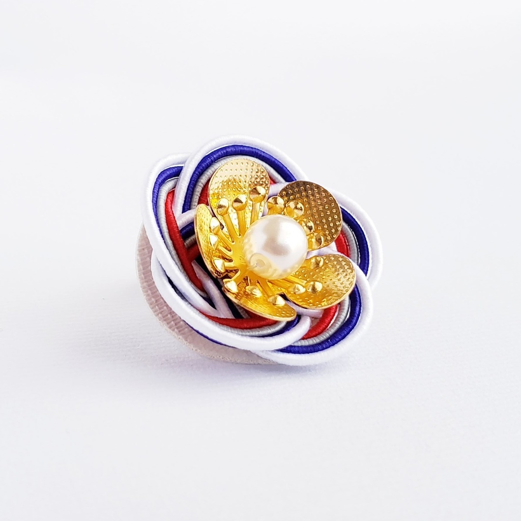 水引 おめかしお花くりっぷ(もちマスアクセサリー)