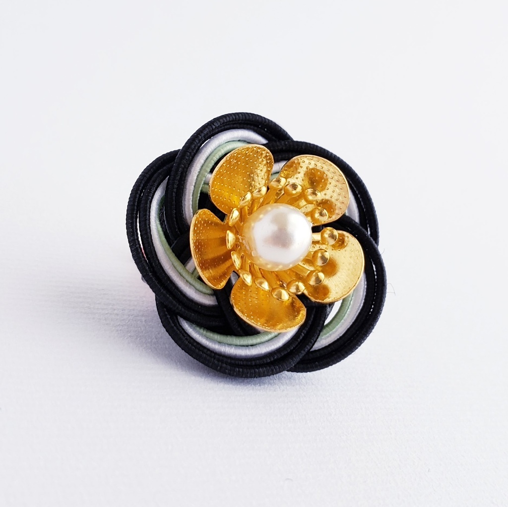 水引 おめかしお花くりっぷ(もちマスアクセサリー)