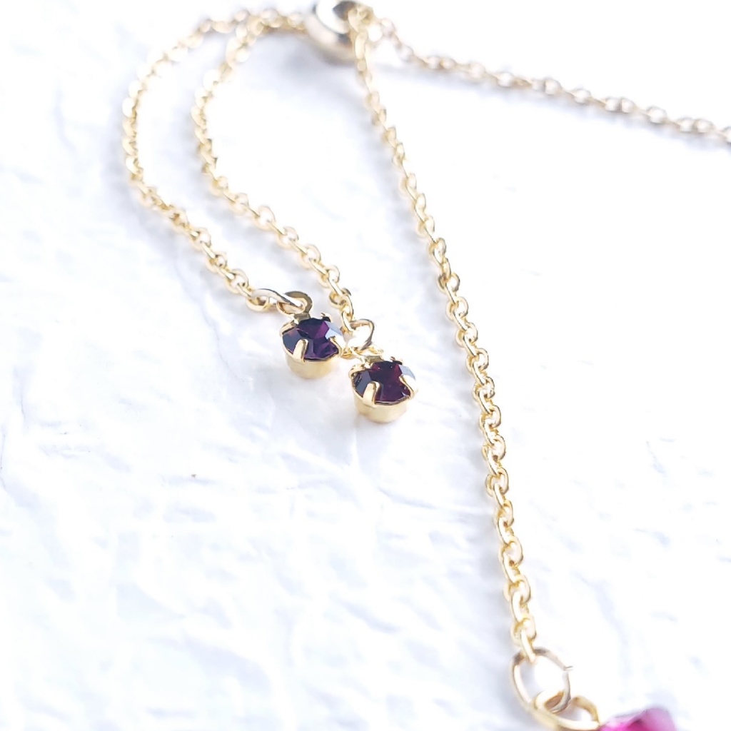 あわじ玉結び×ファルファーレ スライドブレス(ニッケルフリー)<大俱利伽羅>