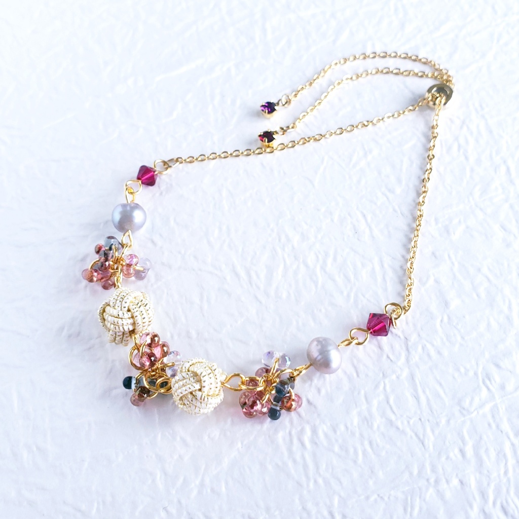 あわじ玉結び×ファルファーレ スライドブレス(ニッケルフリー)<大俱利伽羅>