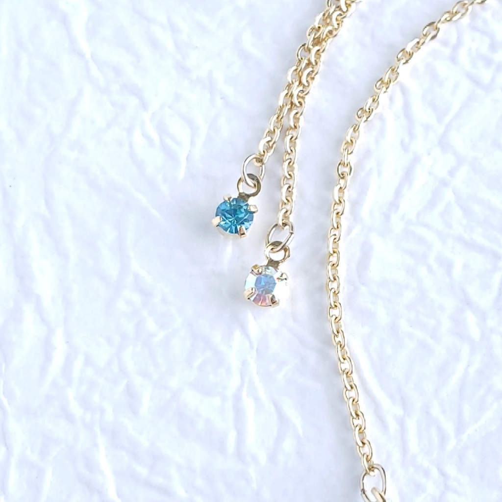 あわじ玉結び×ファルファーレ スライドブレス(ニッケルフリー)<大和守安定>