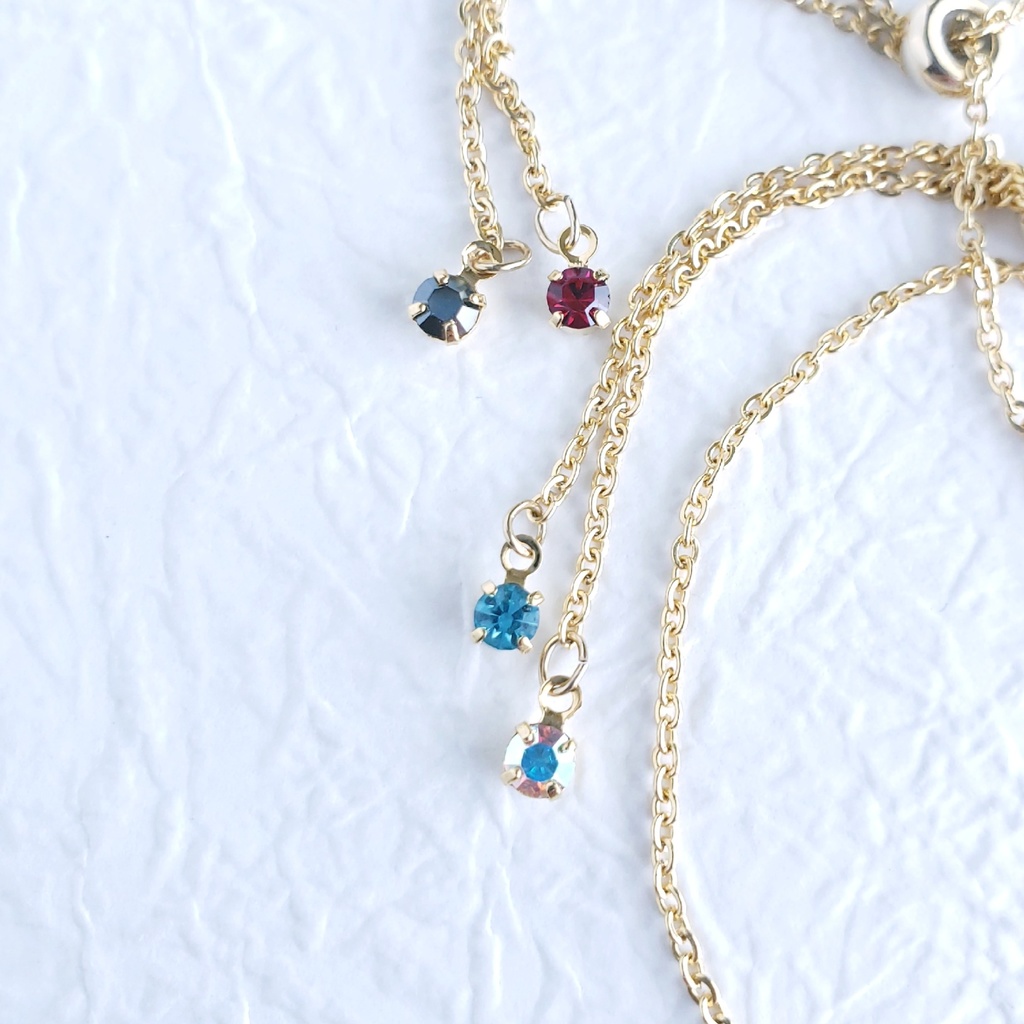 あわじ玉結び×ファルファーレ スライドブレス(ニッケルフリー)<大和守安定>