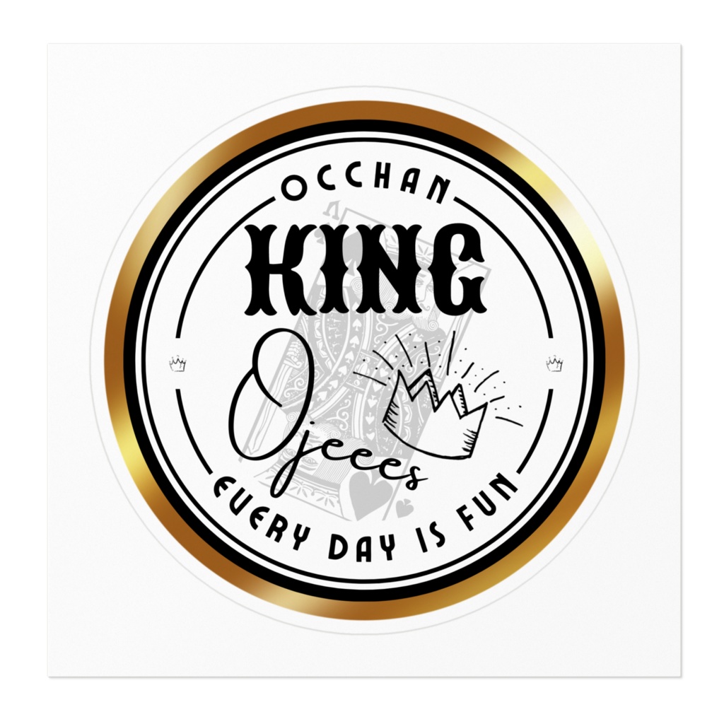 おじーず おっちゃんking ステッカー