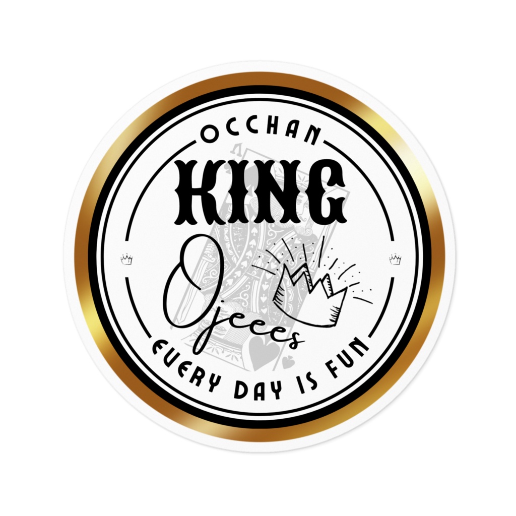 おじーず　おっちゃんking　ステッカー