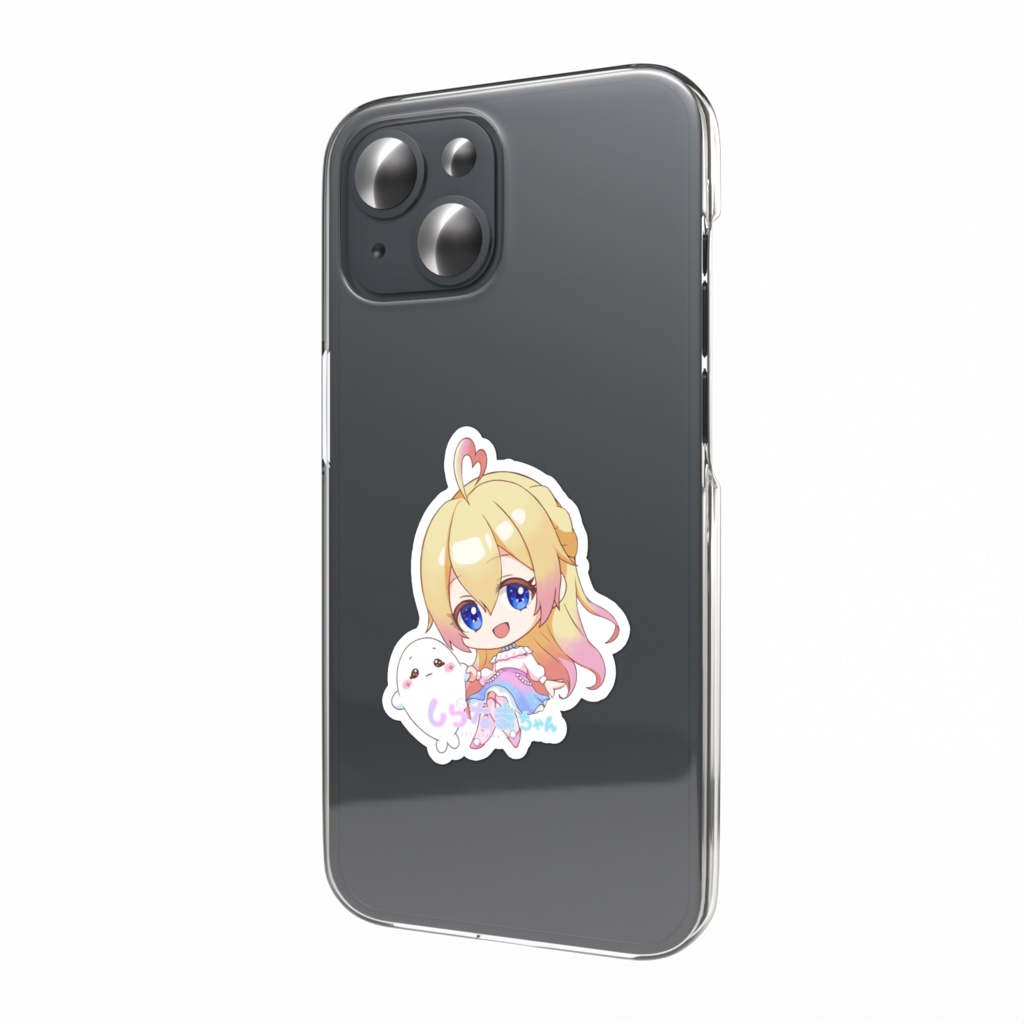 しらたまちゃんスマホステッカー