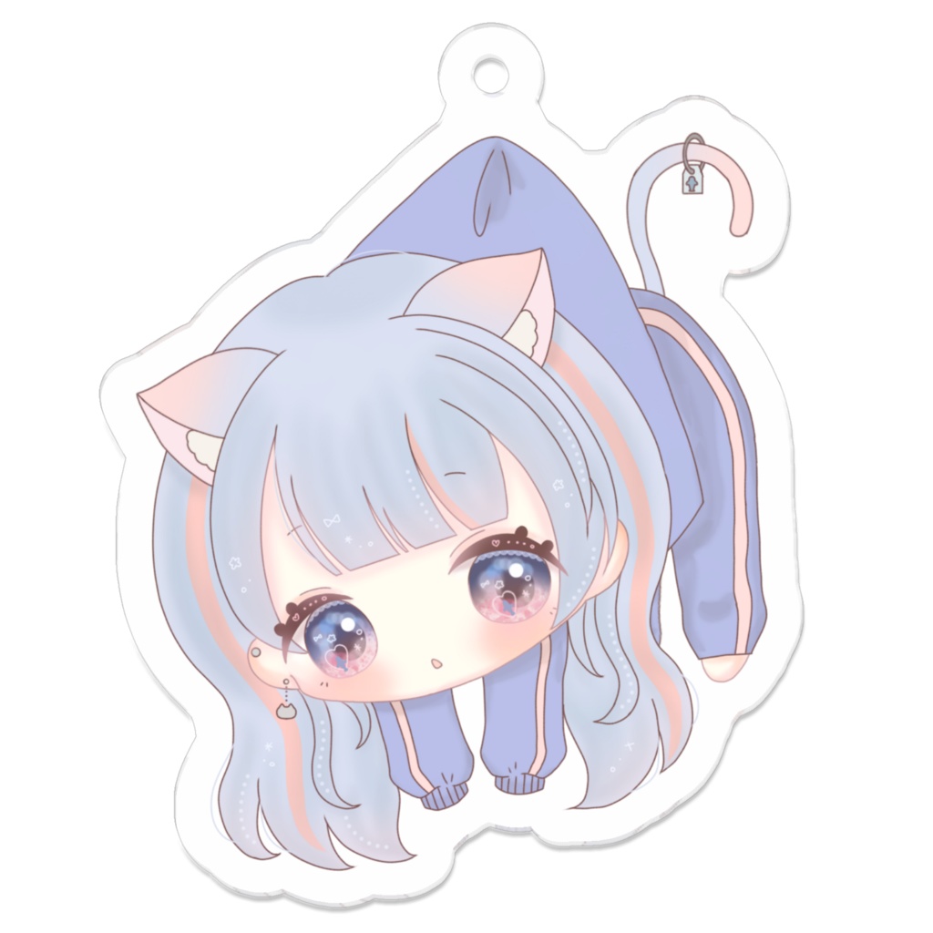 ゆらりんこまりアクリルキーホルダー