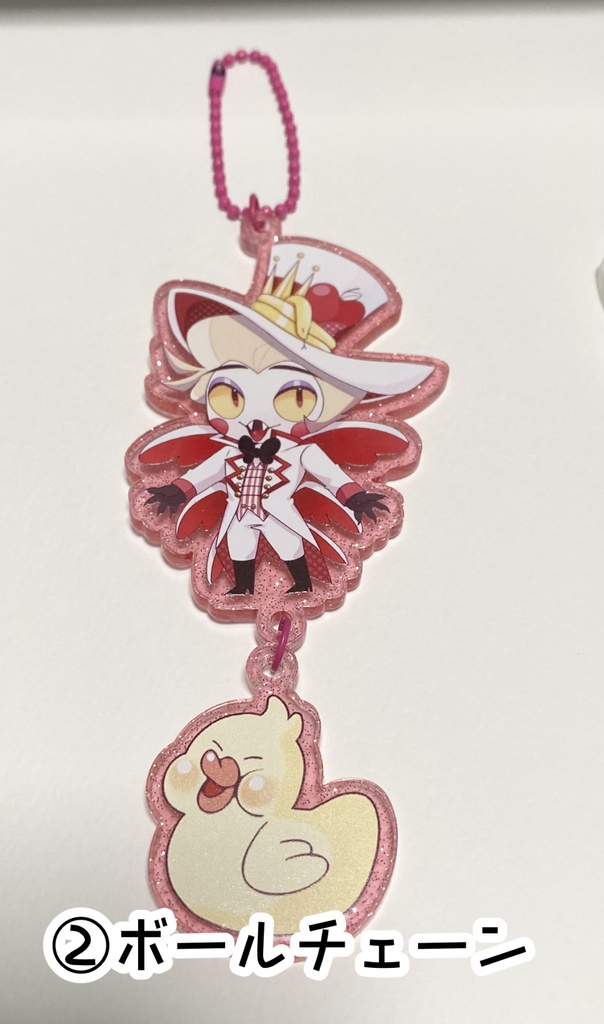 連結アクキー ピンク