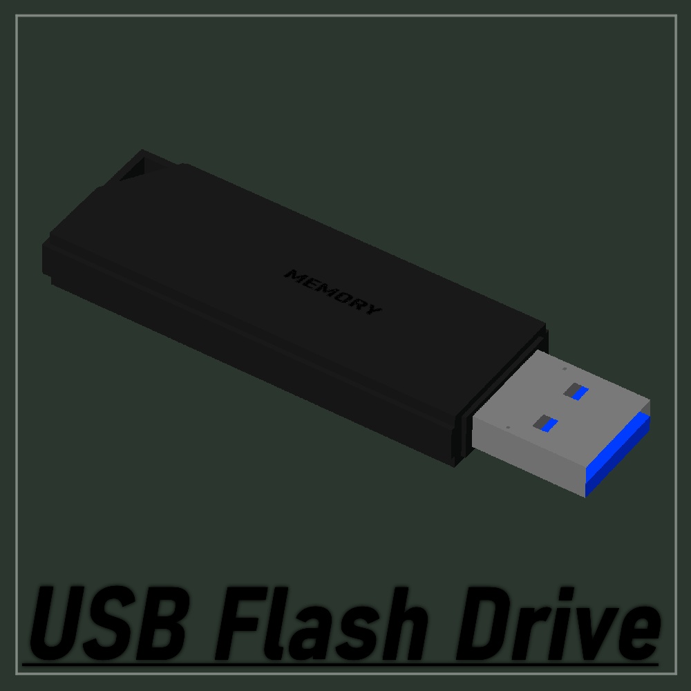 【VRChat想定】USB flash drive