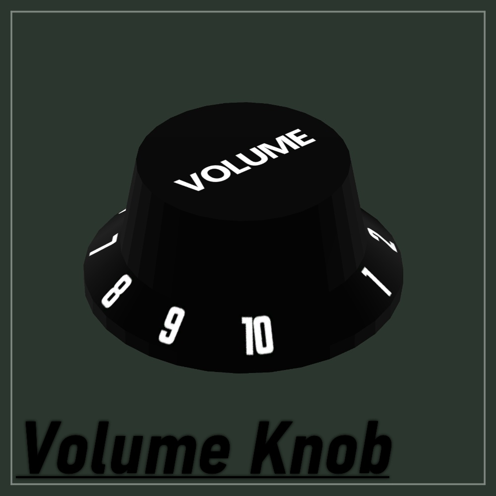 【VRChat想定】Volume ツマミ