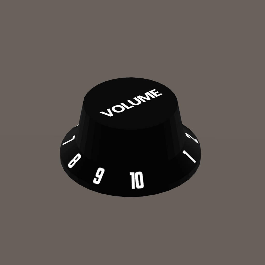 【VRChat想定】Volume ツマミ