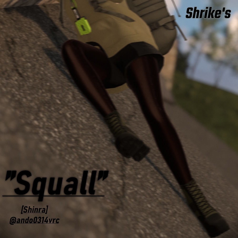 【3アバター対応】"Squall" -Jungle boots-