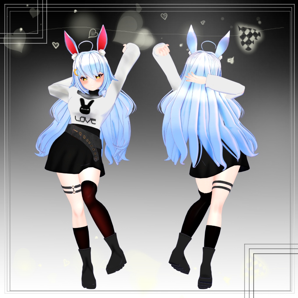 オリジナル3Dモデル「夜兎」