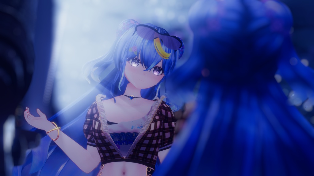 オリジナル3Dモデル「夜葩 ~yohira~」