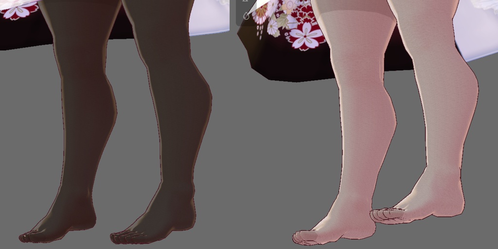 【VRoid】ストッキング