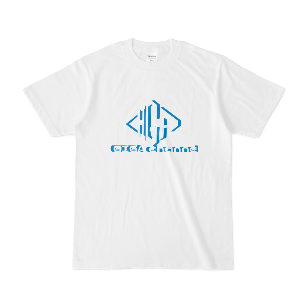 ぎがチャンネル　ロゴTシャツ白