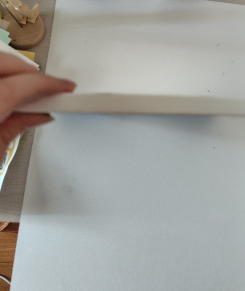 オイルパステル画「シャッポ先生の物語」