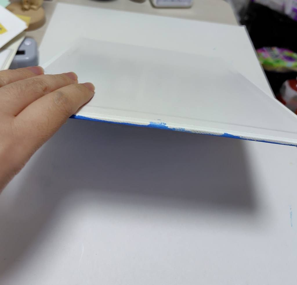 アクリル画「シャッポ先生の物語」