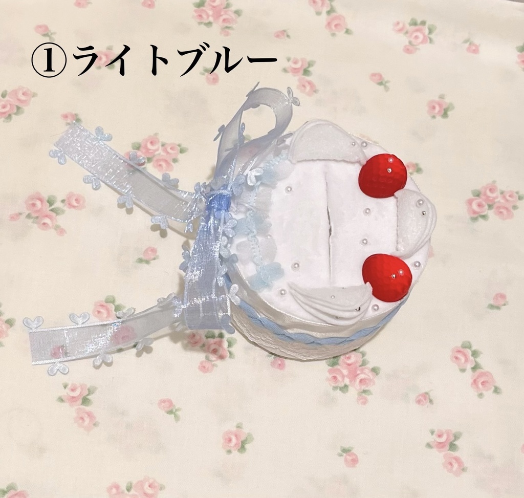 【10cm前後ぬい】苺ショートケーキ風ぬい服セット