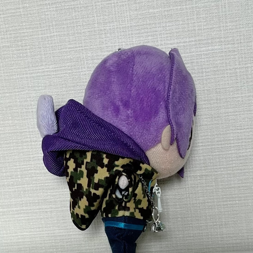 【10cm前後ぬい】パズル柄迷彩パーカーコーデセット