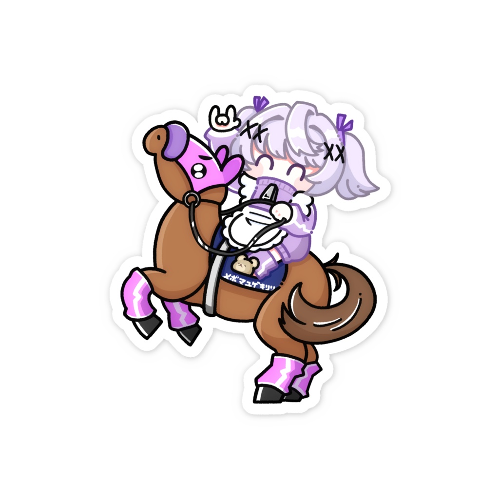 【2026年お正月】月詠めぇぷる。「めぽれおんステッカー」