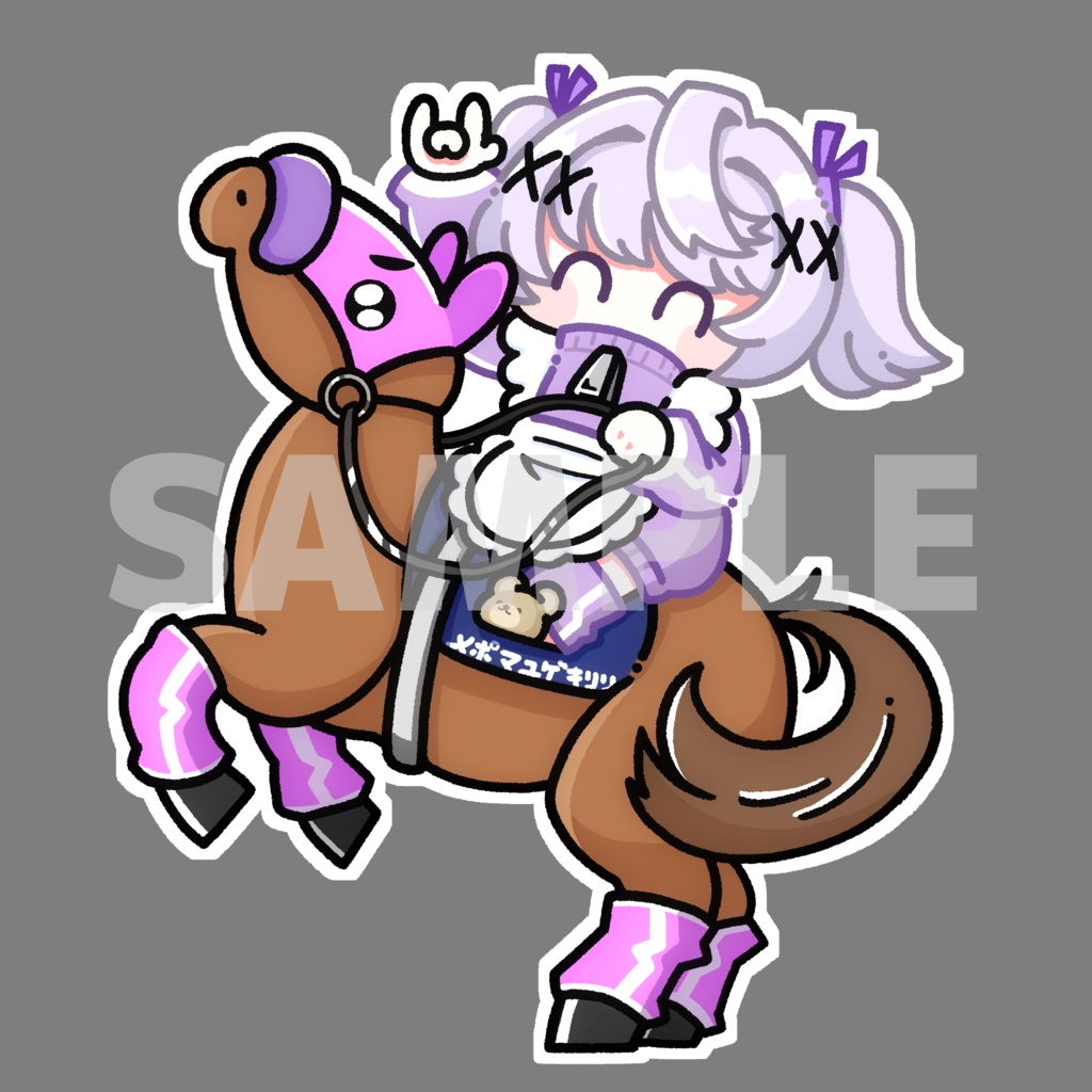 【2026年お正月】月詠めぇぷる。「めぽれおんステッカー」