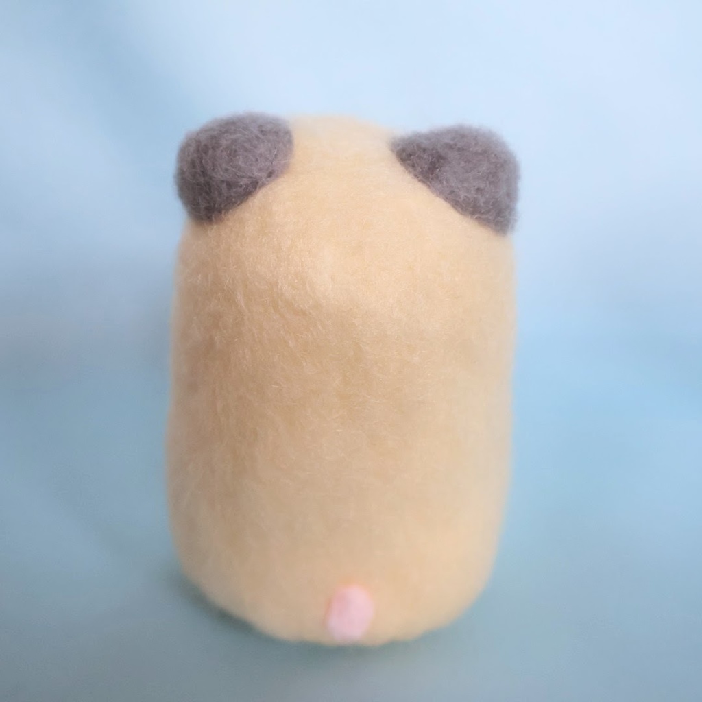 羊毛フェルトのハムスター*キンクマとハート①