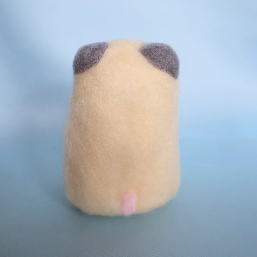 羊毛フェルトのハムスター*キンクマとハート②