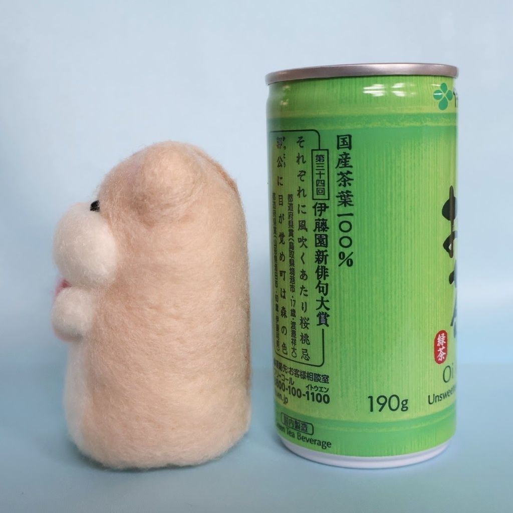 羊毛フェルトのハムスター*イエロージャンガリアンとハート②