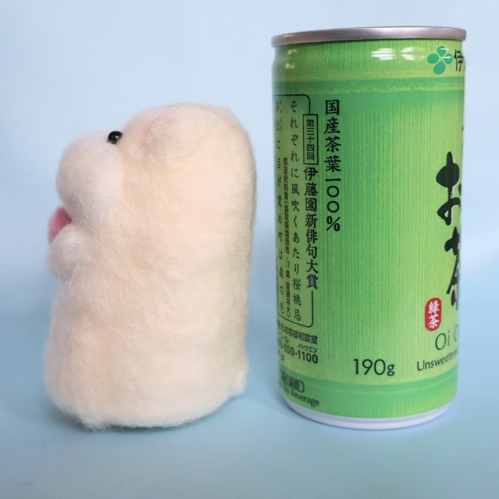 羊毛フェルトのハムスター*イエロージャンガリアンとハート③