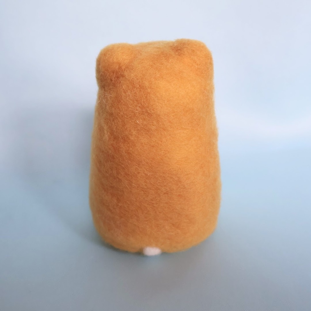 羊毛フェルトのハムスター*ロボロフスキーとハート