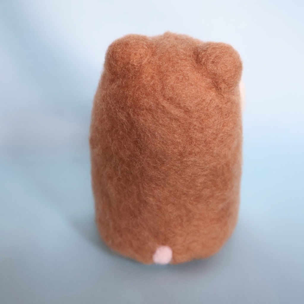 羊毛フェルトのハムスター*ゴールデンハムスターとハート