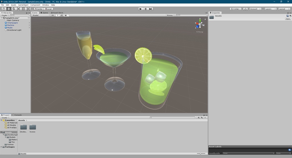 [3D Model]Drinks
