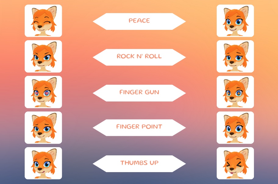 Lunaria - Fox Avatar VRChat