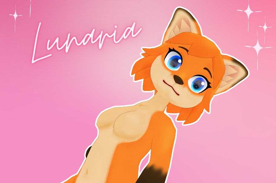 Lunaria - Fox Avatar VRChat