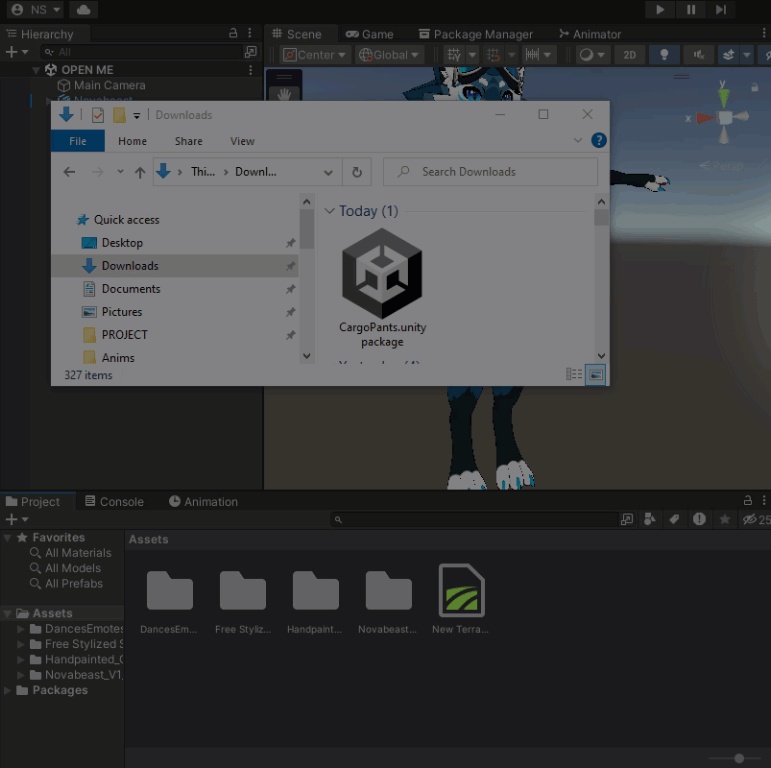 Cargo Short Pants for Novabeast