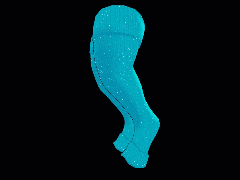 Thigh High Glitter for Novabeast