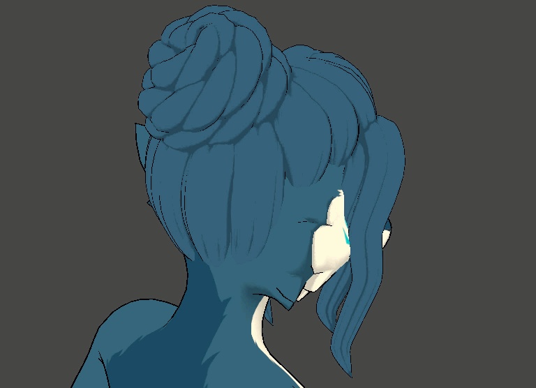 Messy Bun Hairstyle for Novabeast