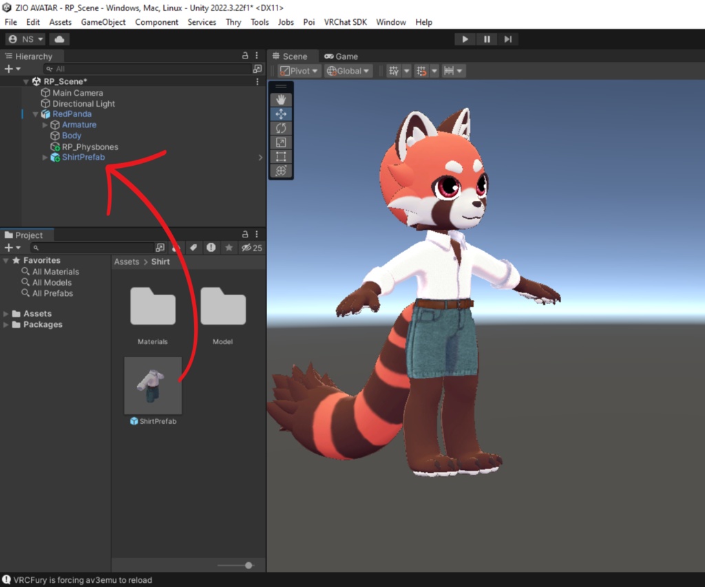 Casual Boy Shirt Outfit for Zio's Free Avatar