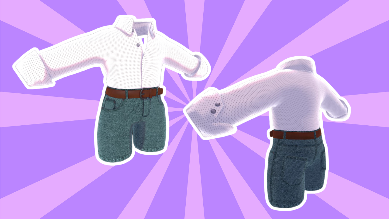Casual Boy Shirt Outfit for Zio's Free Avatar