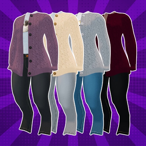 Cardigan Set for Novabeast