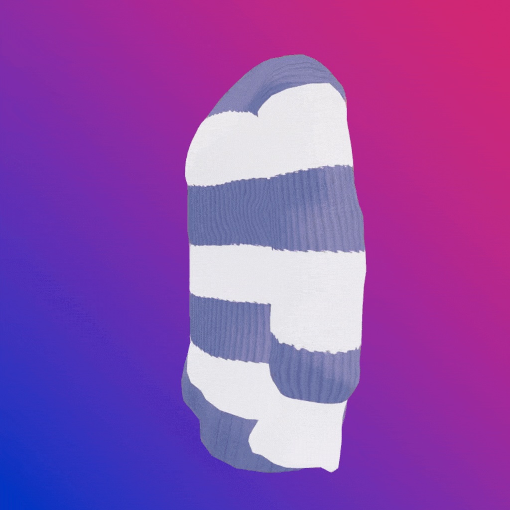 Striped Oversized Sweater for Novabeast