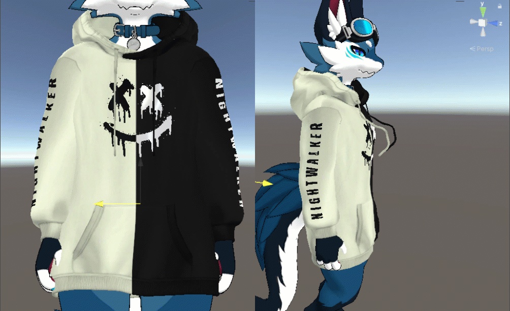 TwoTone Streetwear Hoodie for Novabeast