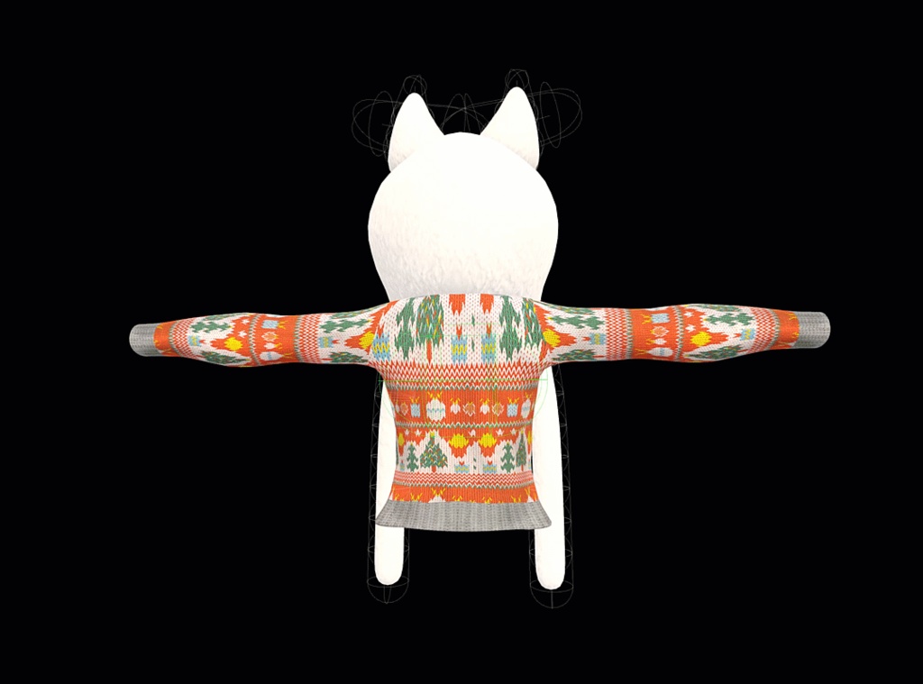 Hooded Scarf with Sweater for Novabeast