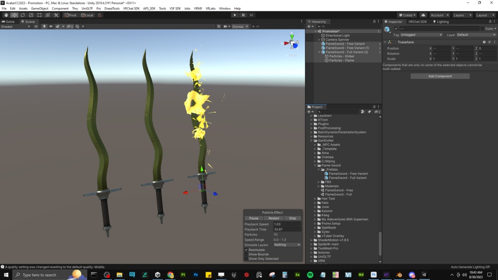 炎の剣 - 無料ダウンロード - Flame Sword - Free Download