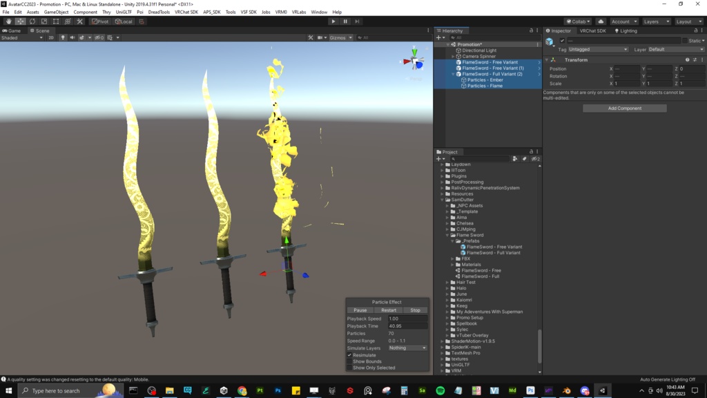 炎の剣 - 無料ダウンロード - Flame Sword - Free Download
