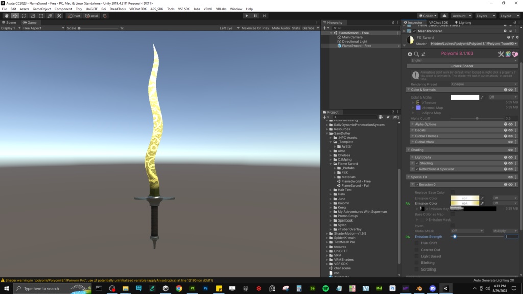 炎の剣 - 無料ダウンロード - Flame Sword - Free Download