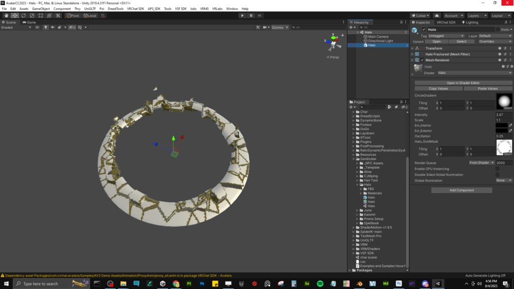 Burōkun Halo - muryō no VRChat aitemu - Broken Halo - Free VRChat Item