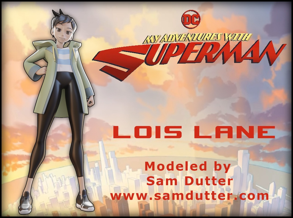 Lois Lane - ブレンド ファイルを使用した VRChat アバター - Lois Lane - VRChat Avatar with Blend File