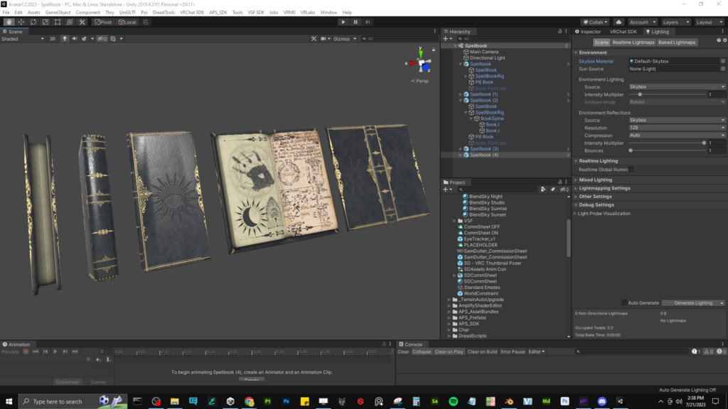 スペルブック - VRChat / Unity プロップ - Spellbook - VRChat / Unity Prop
